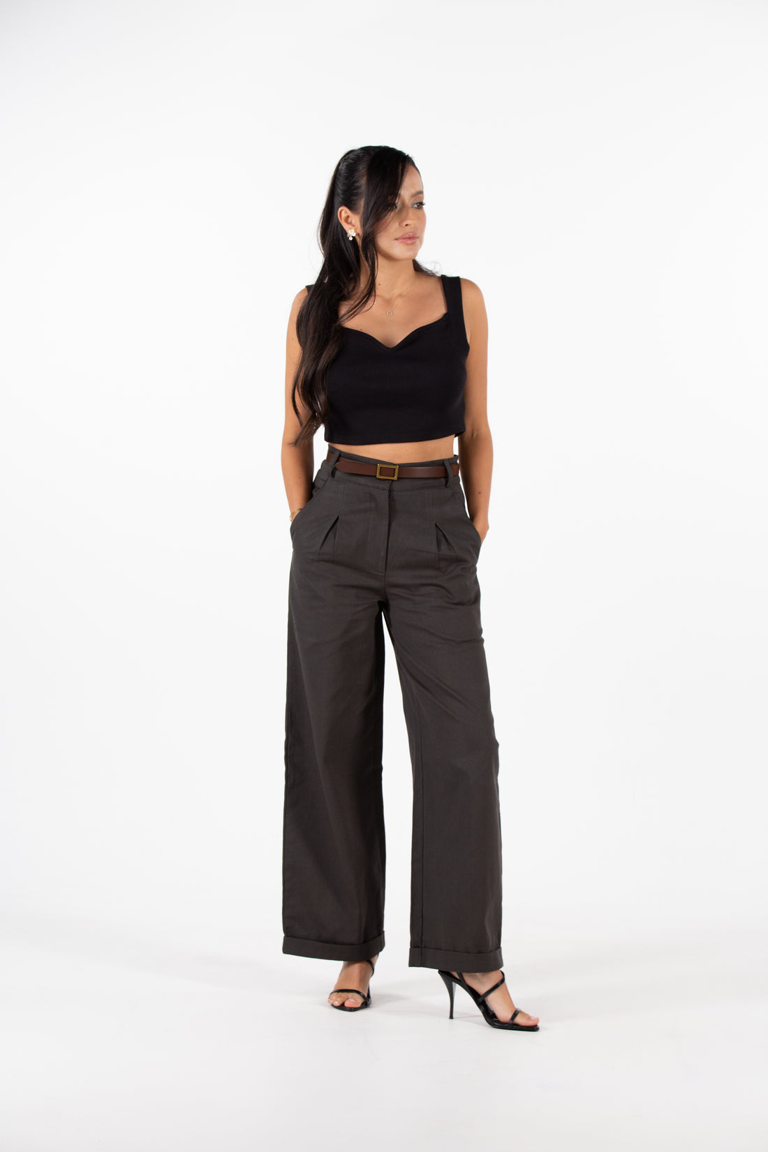 Lauter Ankle Pants - Charcoal