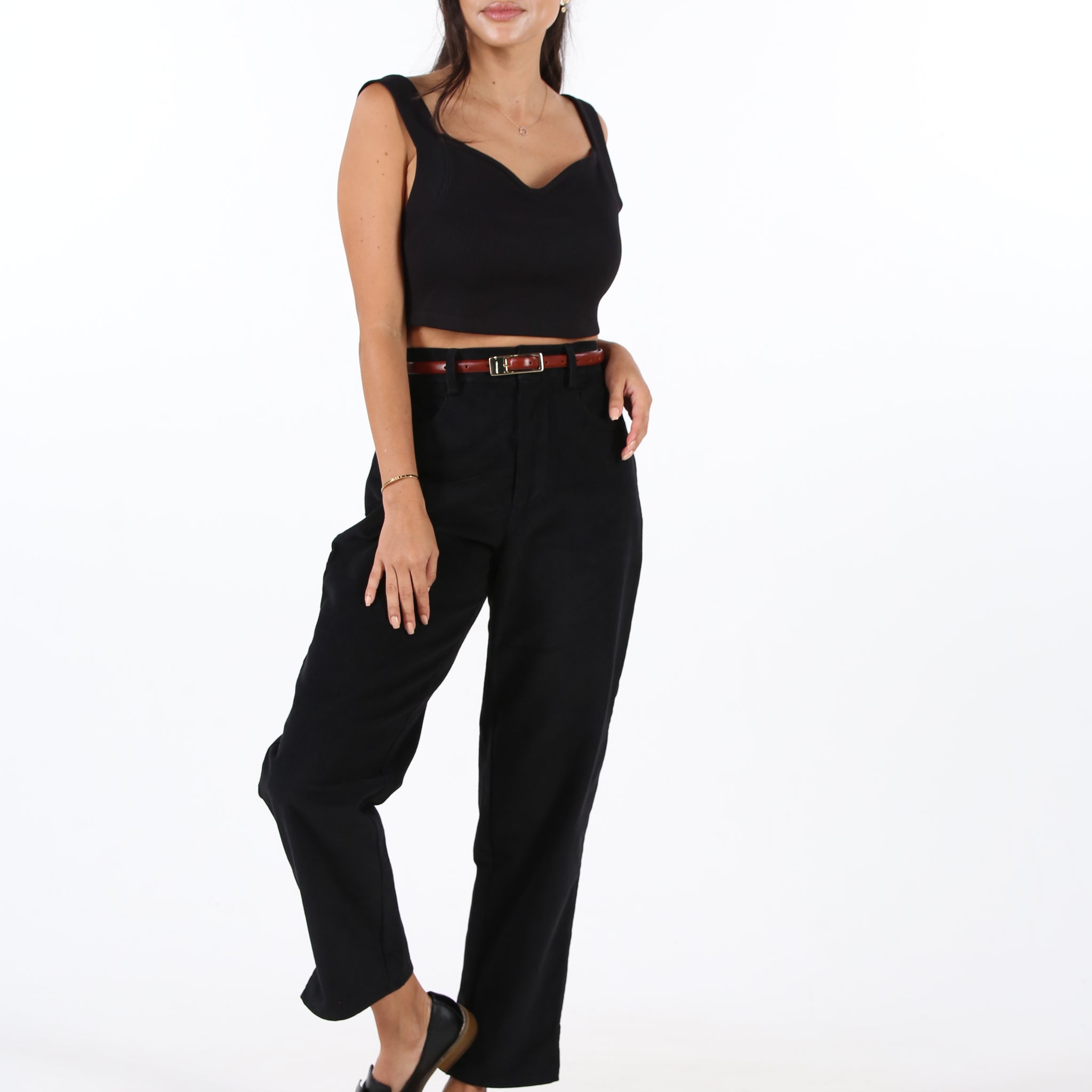 Branno 90's Corduroy Pant - Black
